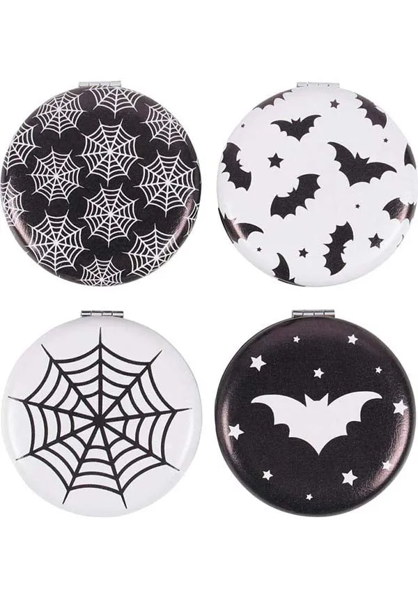 Bat and Spiderweb | COMPACT MIRROR