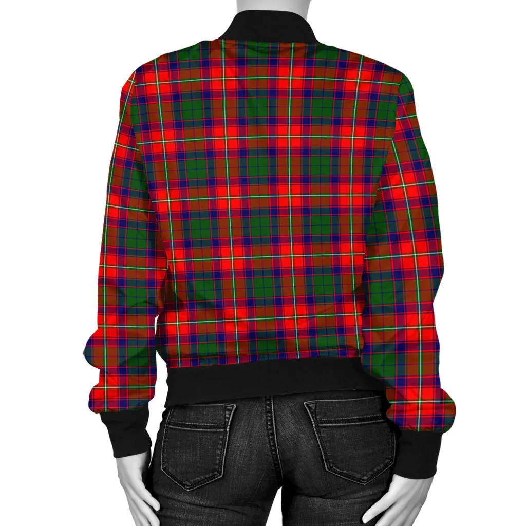 Belshes Tartan Bomber Jacket with Family Crest