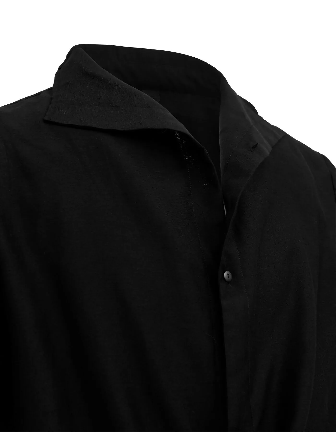 Deconstructed Placket Cutout Shirt