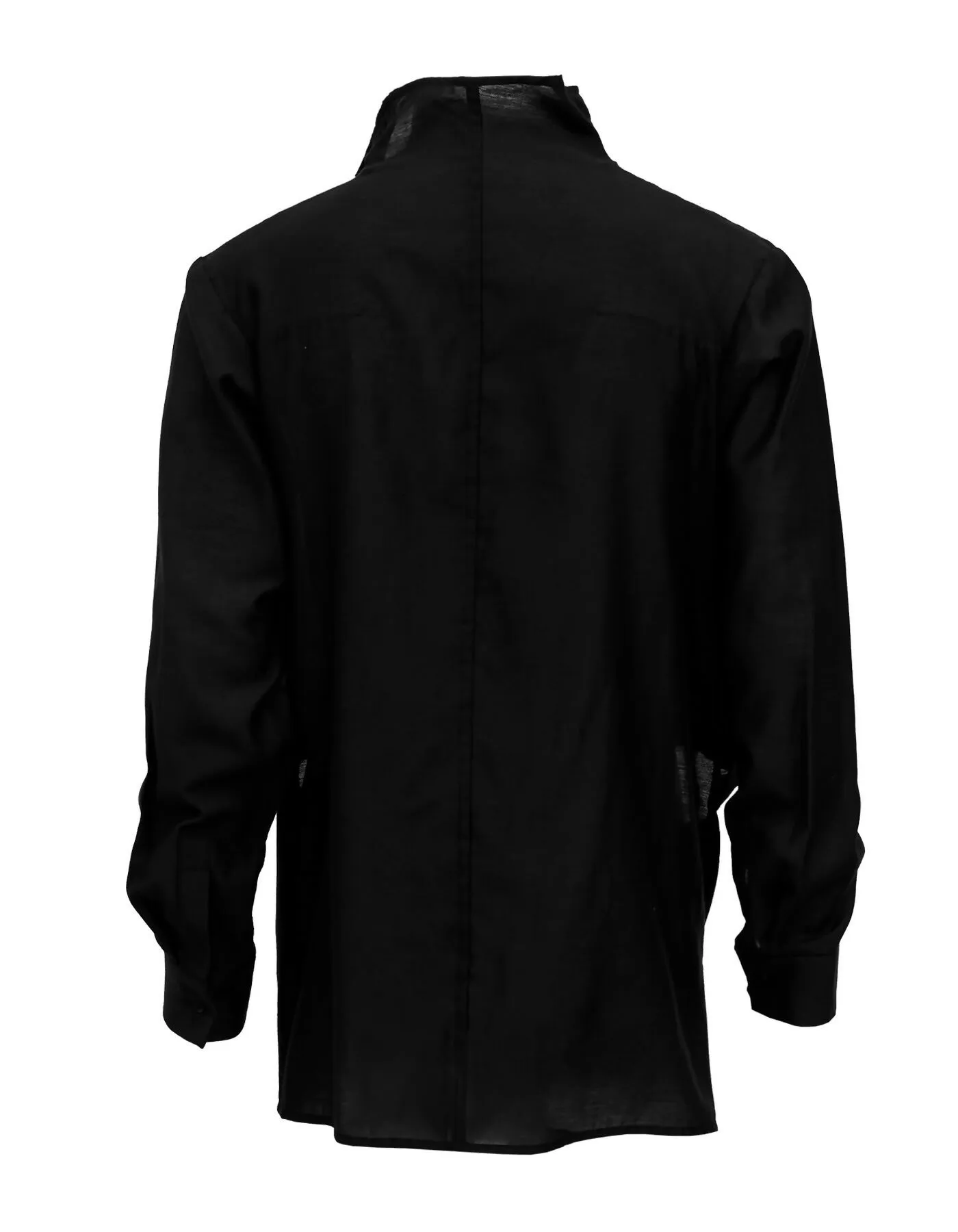 Deconstructed Placket Cutout Shirt