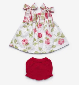 Floral Dress and Bloomer