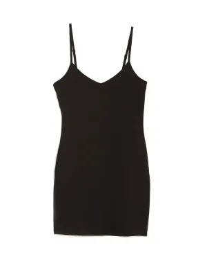 LAmade V Neck Slip Dress | Black