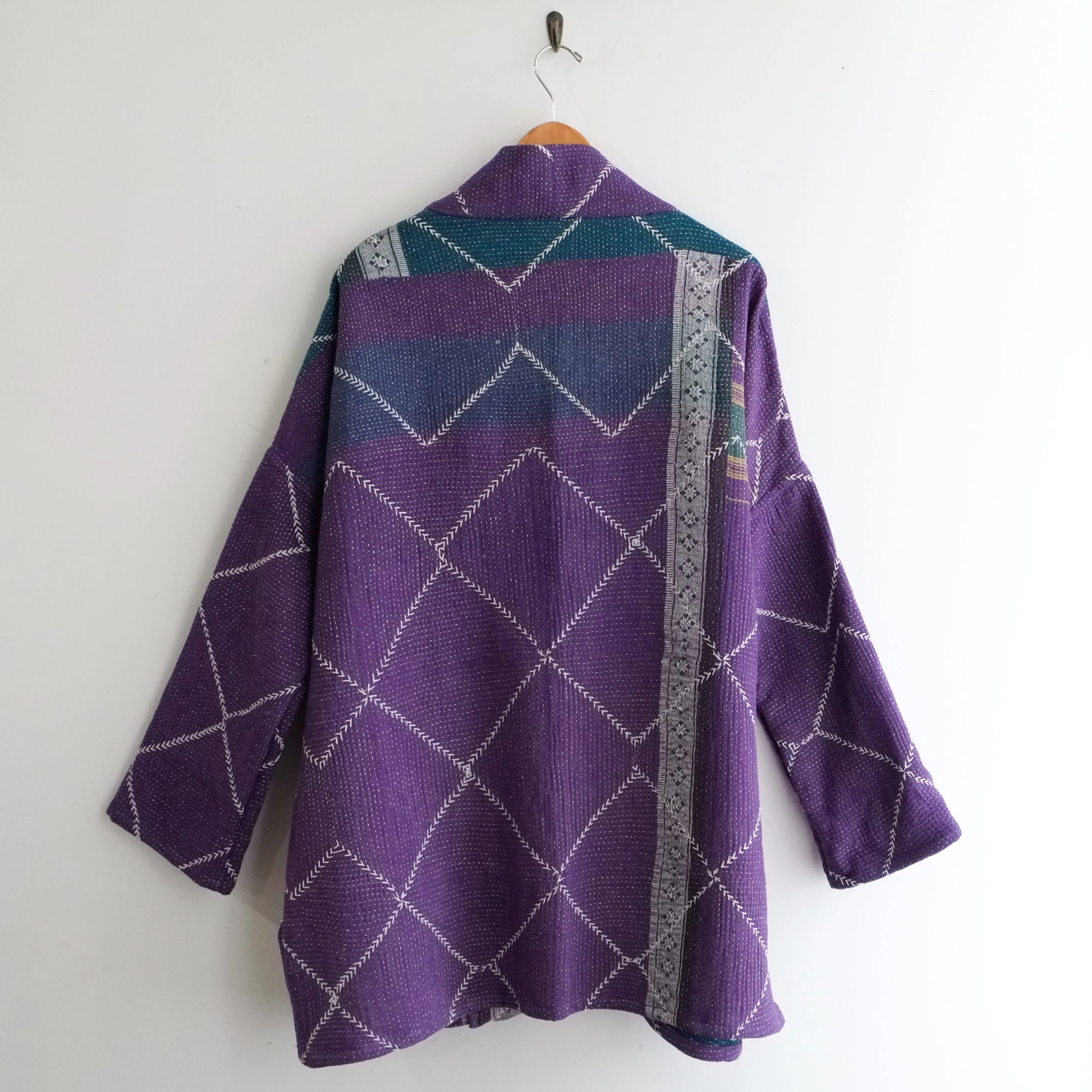 M Purple with Teal Anoushka Jacket LL126