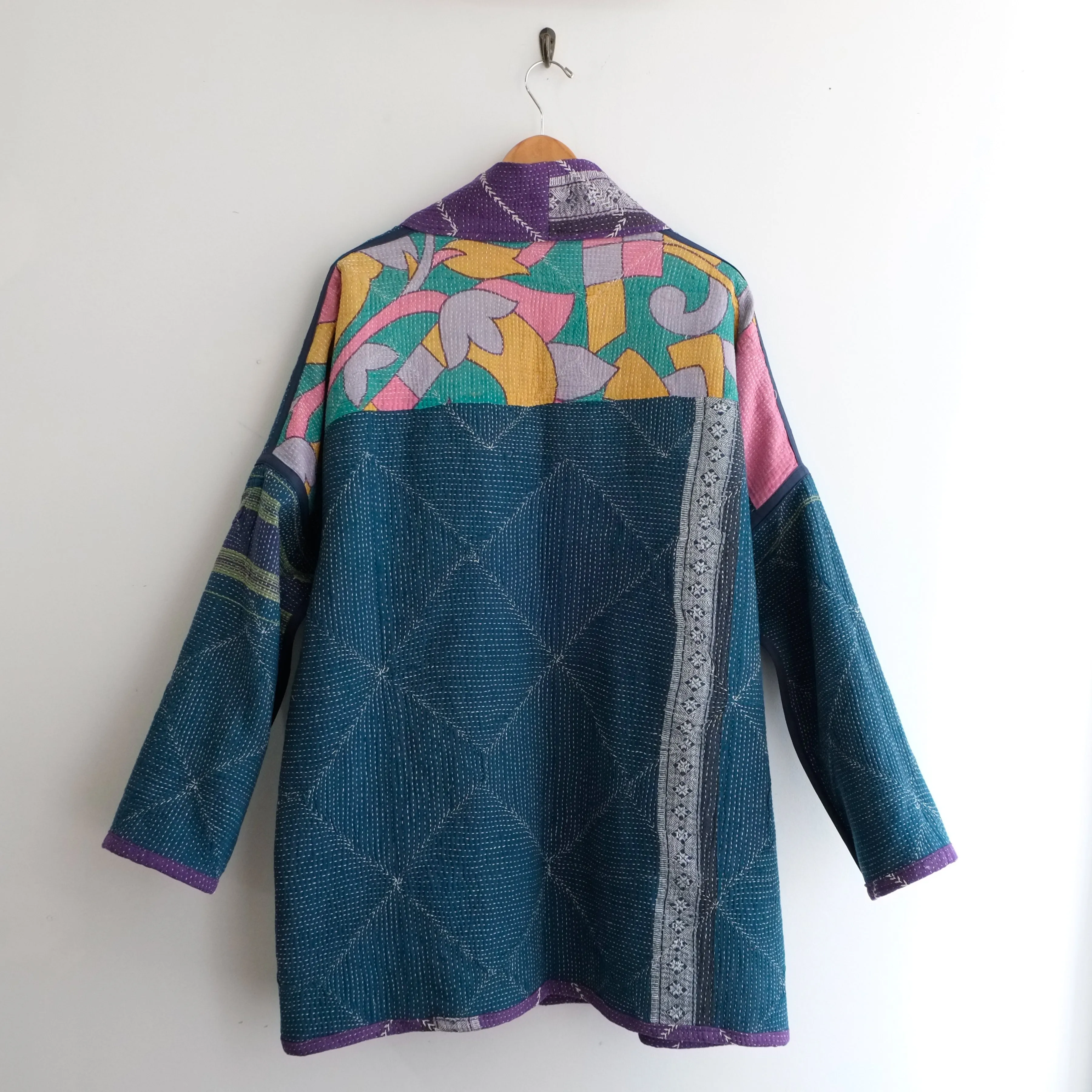 M Purple with Teal Anoushka Jacket LL126