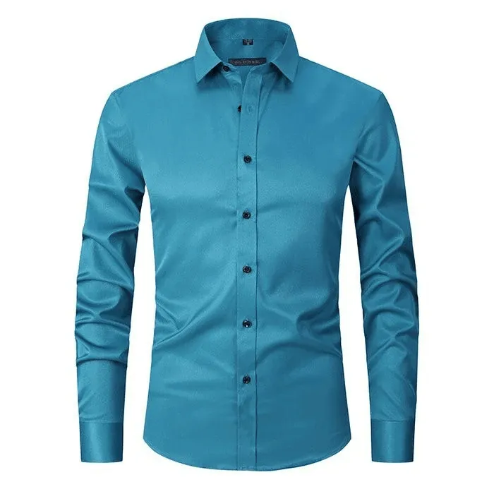 Marcello™ | Slim Fit Stretch Anti-Wrinkle Dress Shirt