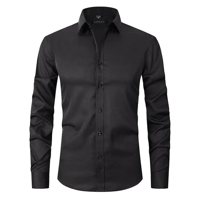 Marcello™ | Slim Fit Stretch Anti-Wrinkle Dress Shirt