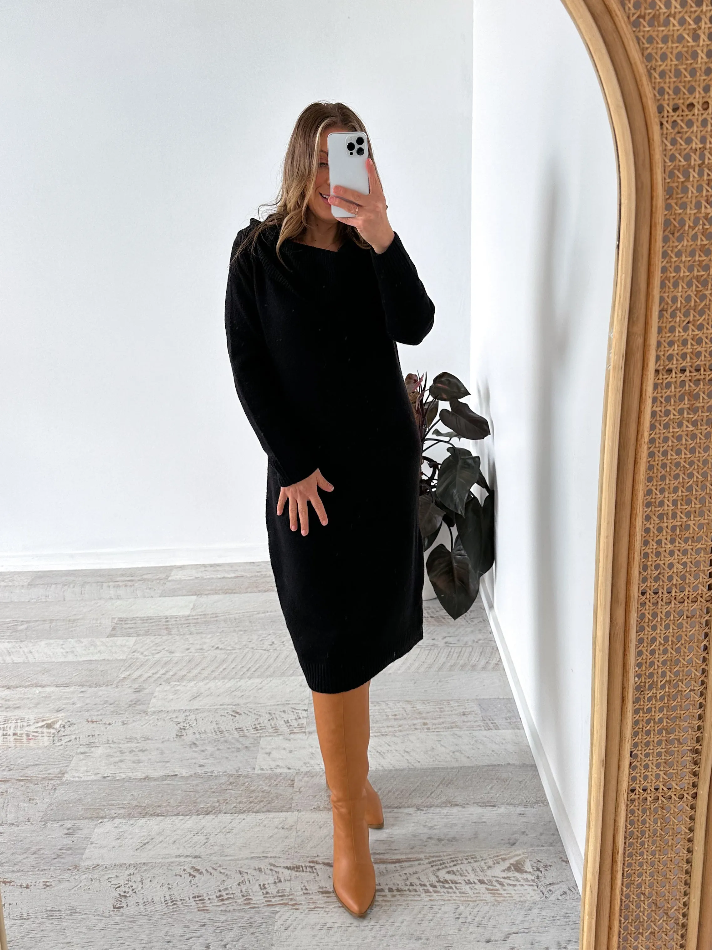 Mindy Knit Dress - Black