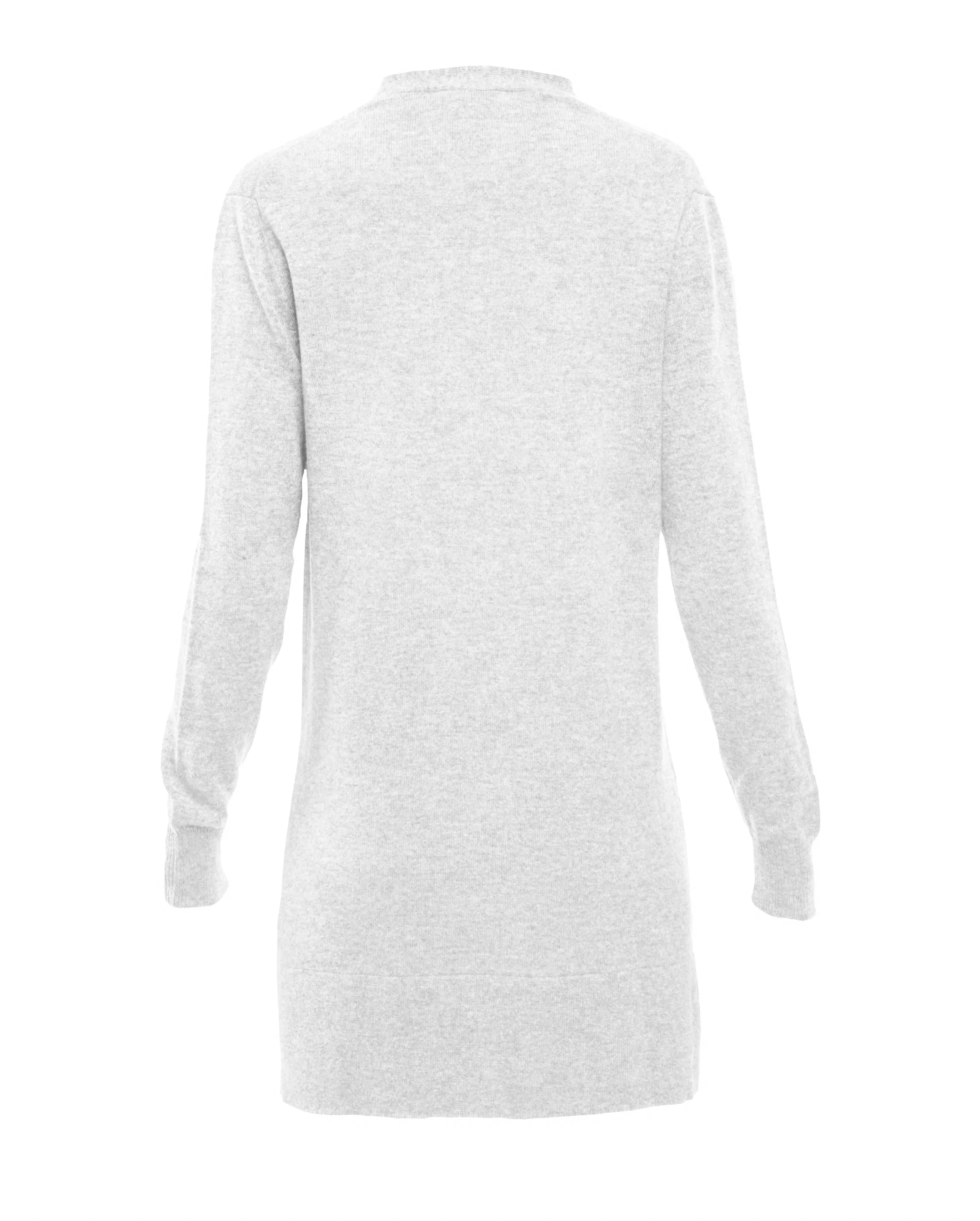 NEW FALL 24 - Women's Long Pure Cashmere Cardigan Sweater Off-White