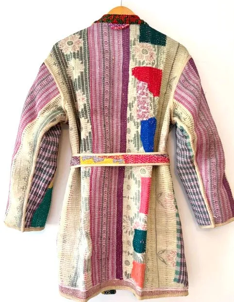 Specialty Collection: Designer Patchwork Hand Embroidered Jacket Fully Reversible. Perfection