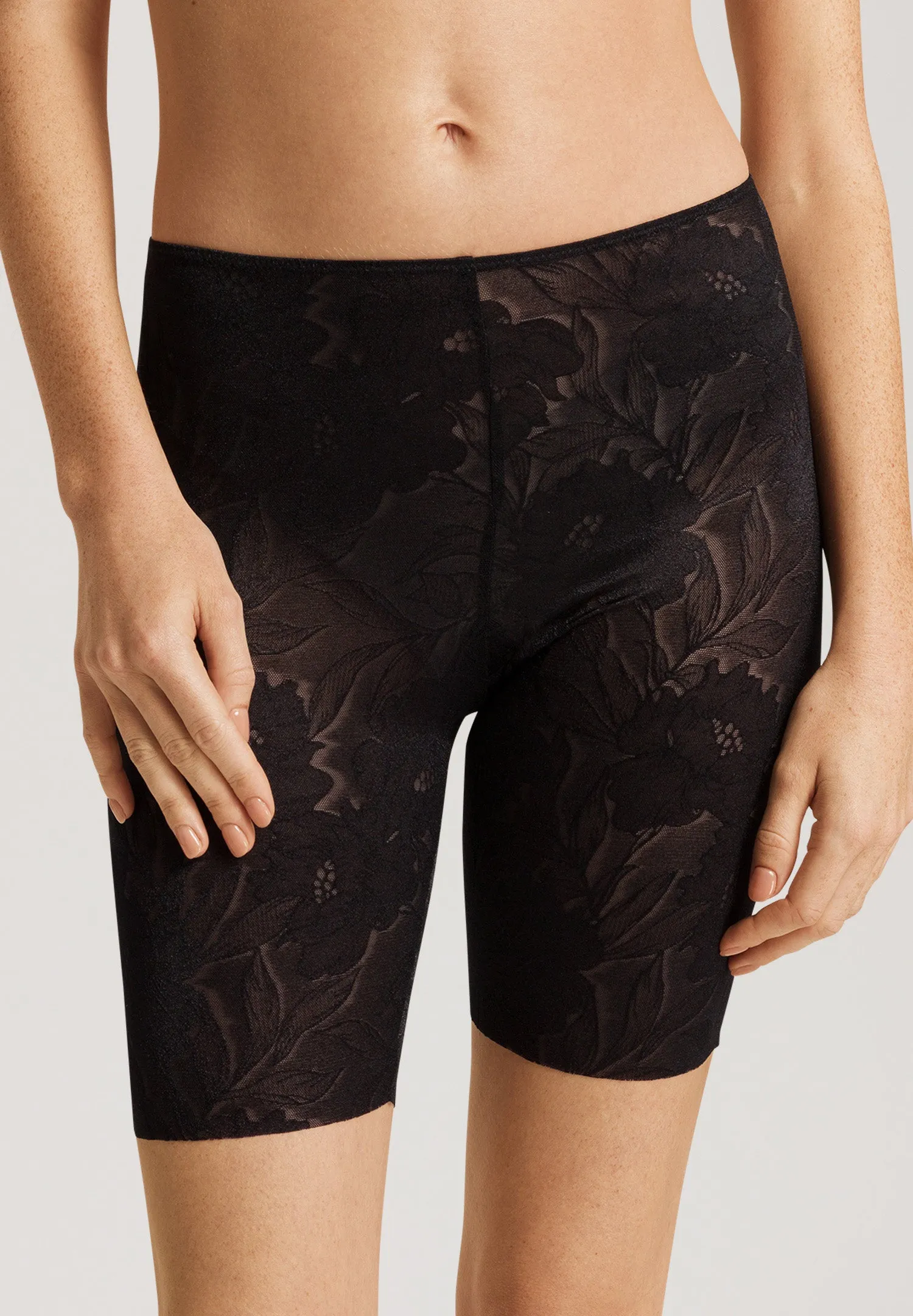 Tina Floral Bike Shorts | Black Beauty 70923-2199