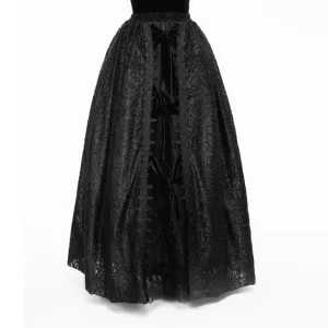 Women's Gothic Slip On Lace Skirt