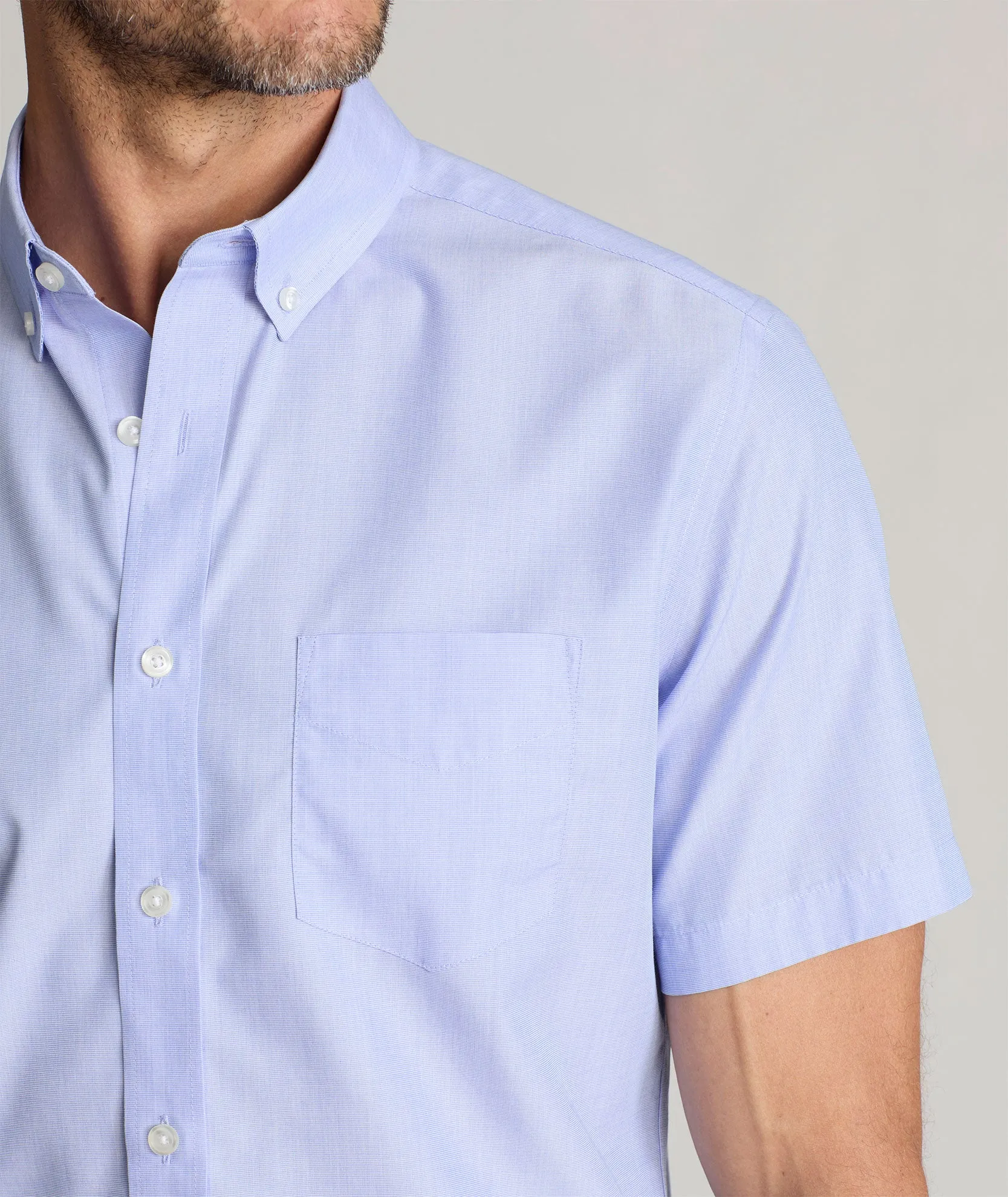 Wrinkle-Free Short-Sleeve Hillstowe Shirt